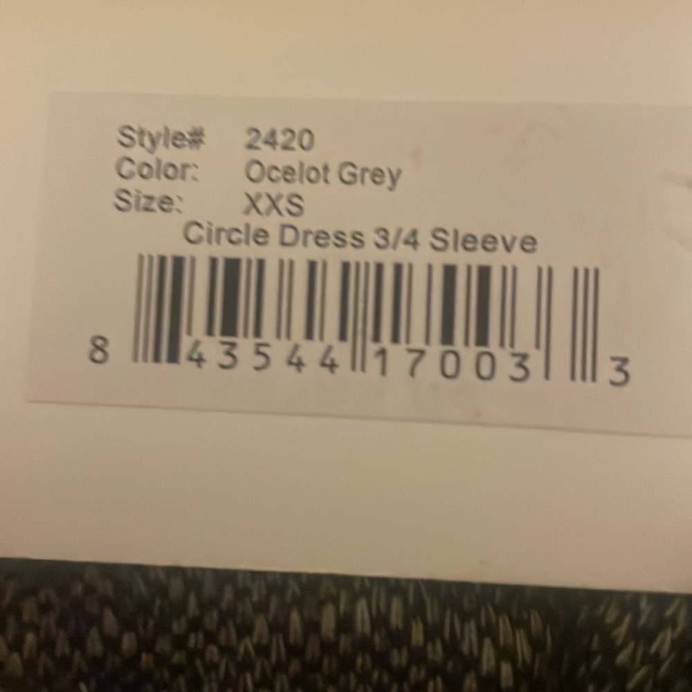 Leota Circle Dress 3/4 Sleeve Sweater Dress - Picture 6 of 6